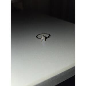 Silver Moonstone Ring